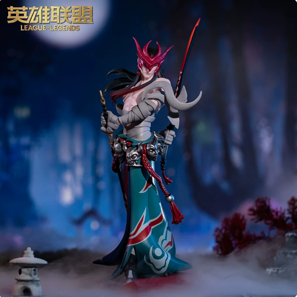 英雄联盟LOL封魔剑魂永恩中型雕塑桌面摆件游戏手办